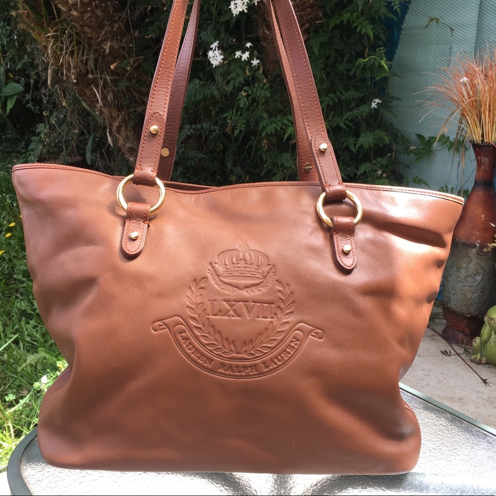 Ralph Lauren leather tote